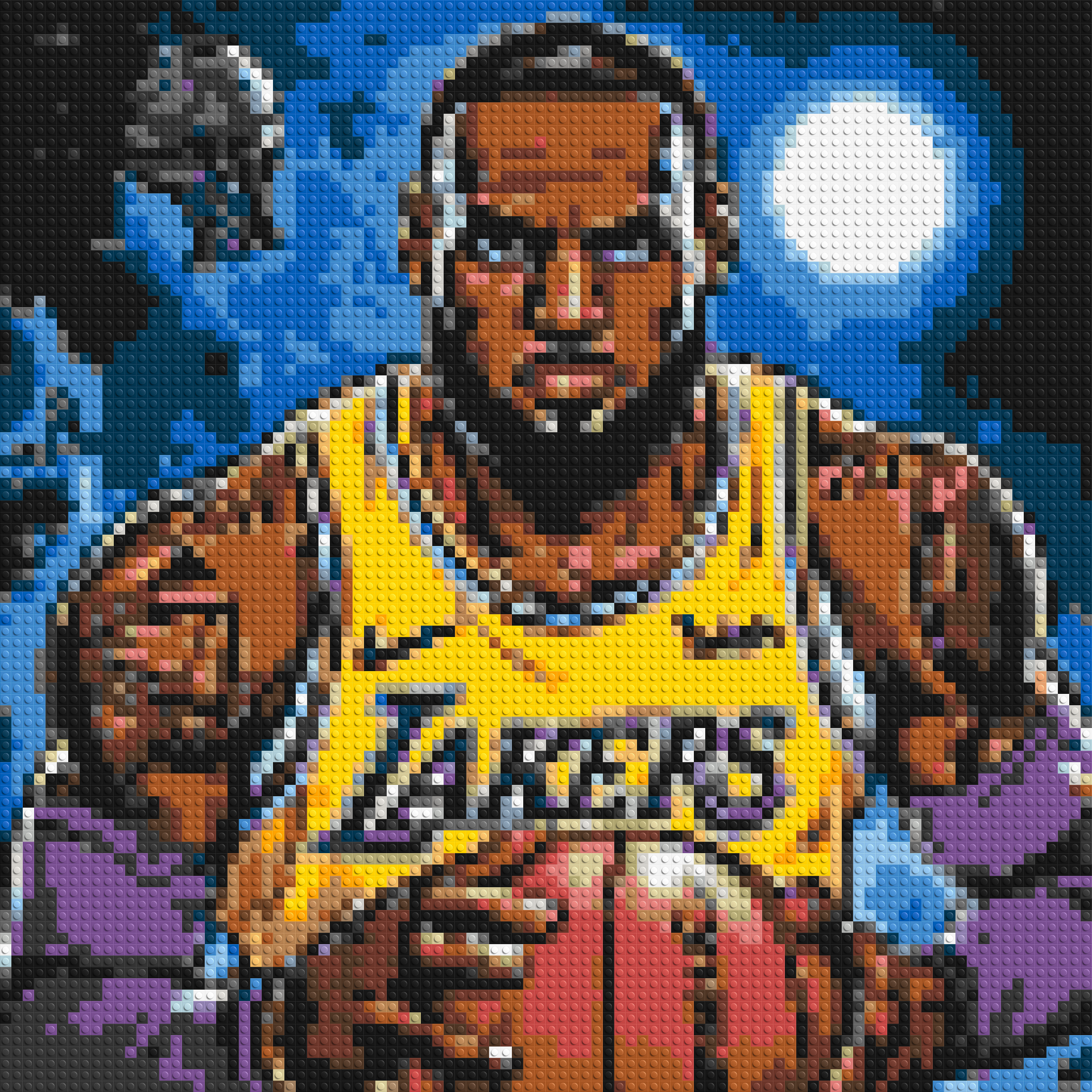 LeBron James Pop Art - Brick Art Mosaic Kit