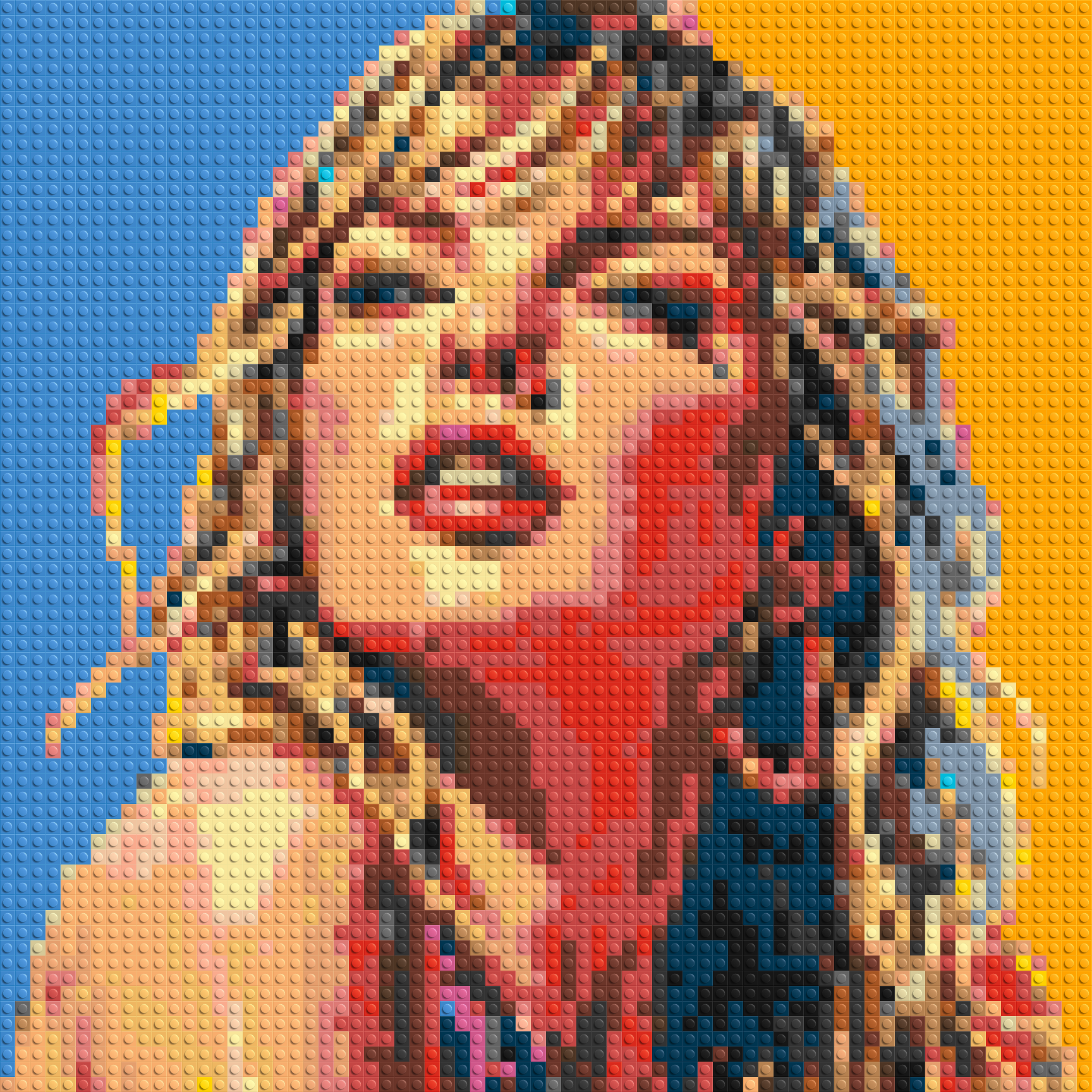 Taylor Swift Colorful  - Brick Art Mosaic Kit