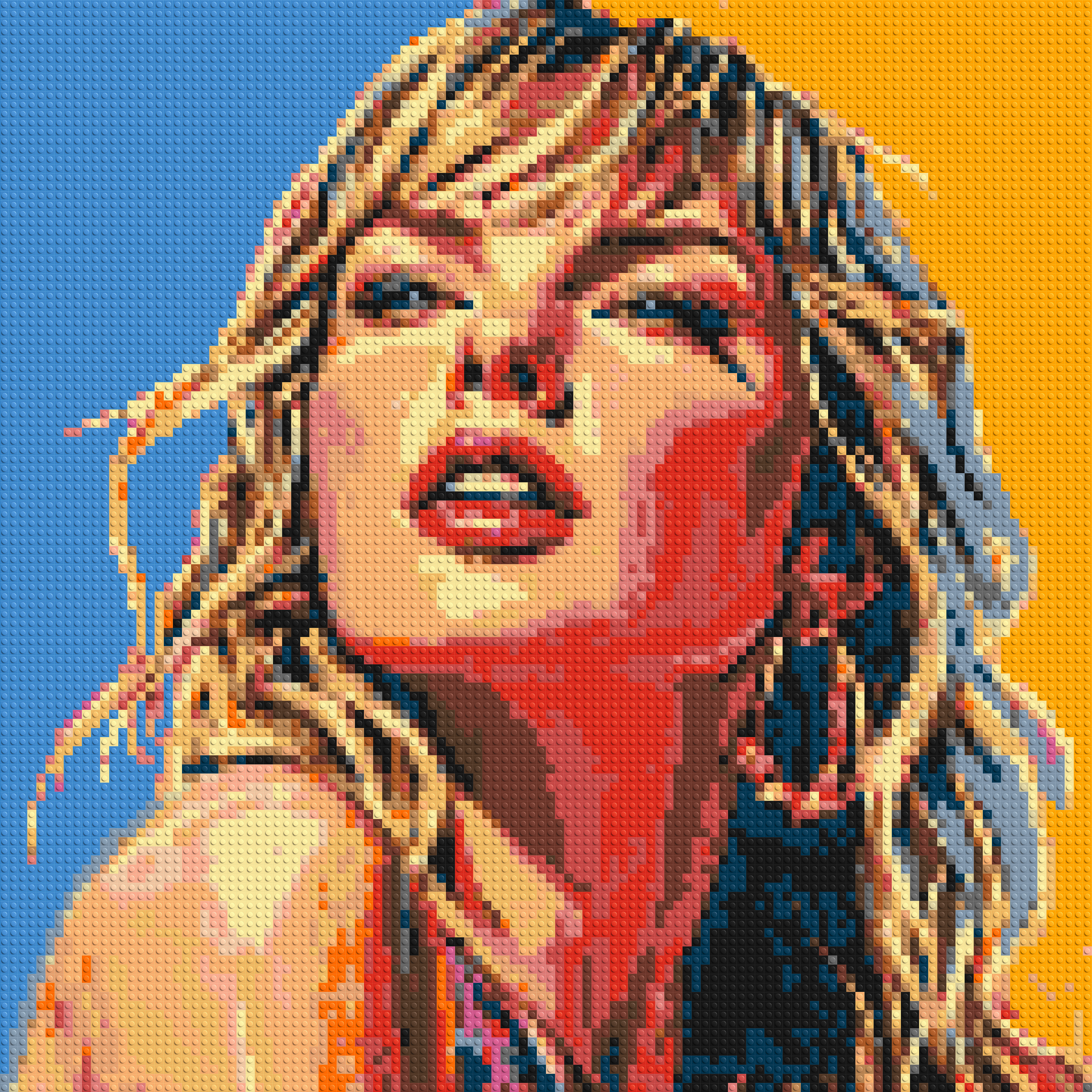 Taylor Swift Colorful  - Brick Art Mosaic Kit