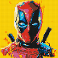 Deadpool Pixel Art - Brick Art Mosaic Kit