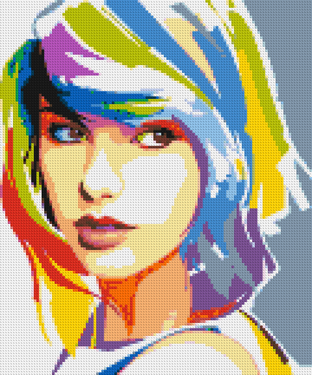 Taylor Swift WPAP - Brick Art Mosaic Kit