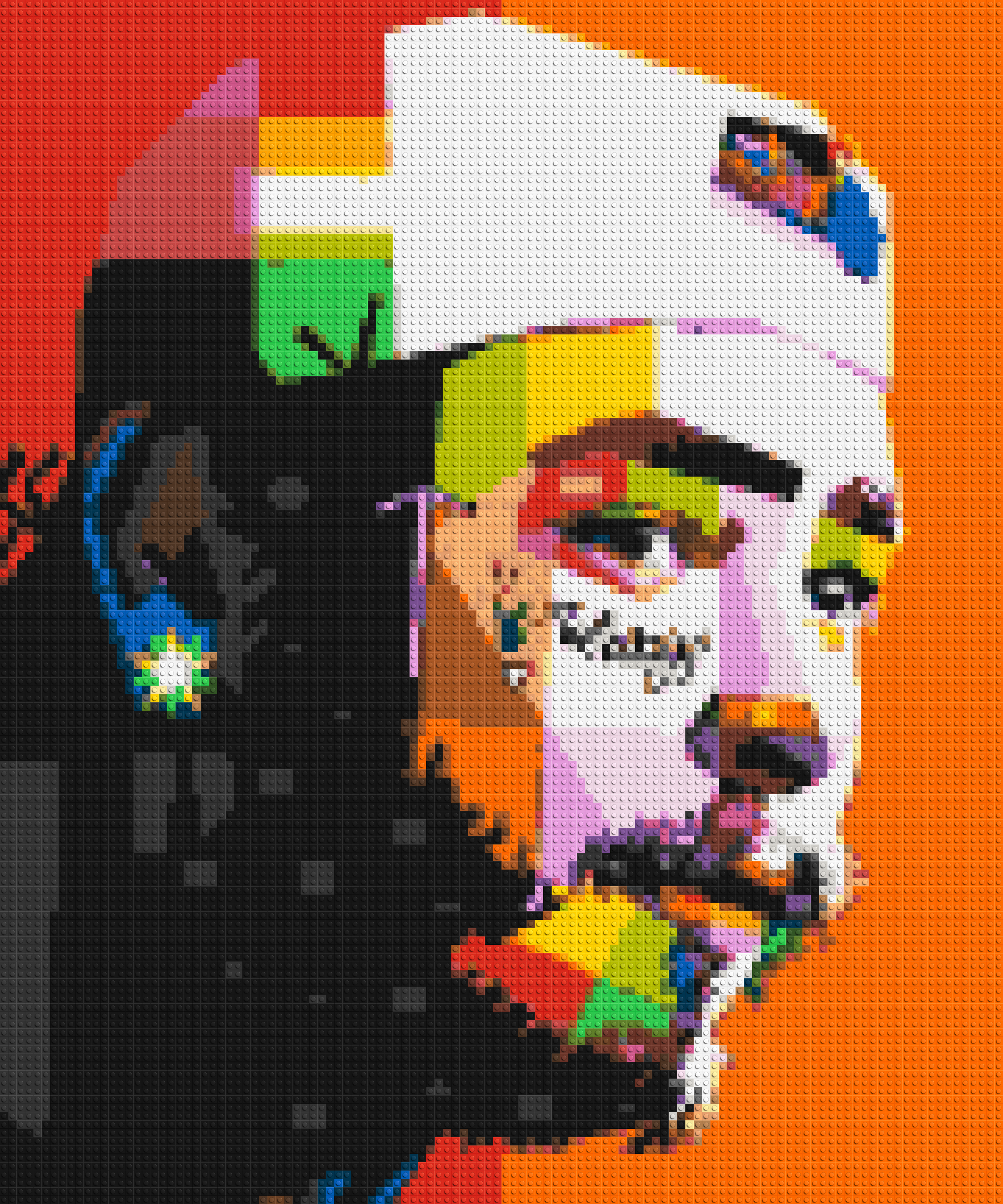 Post Malone - Brick Art Mosaic Kit