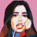 Dua Lipa #3 - Brick Art Mosaic Kit