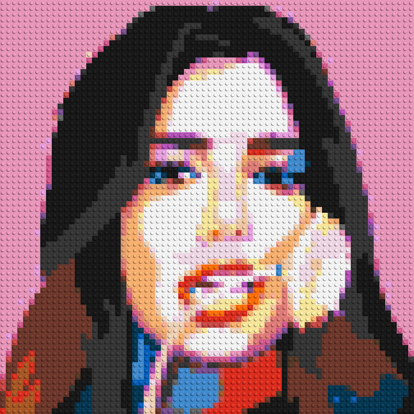 Dua Lipa #3 - Brick Art Mosaic Kit