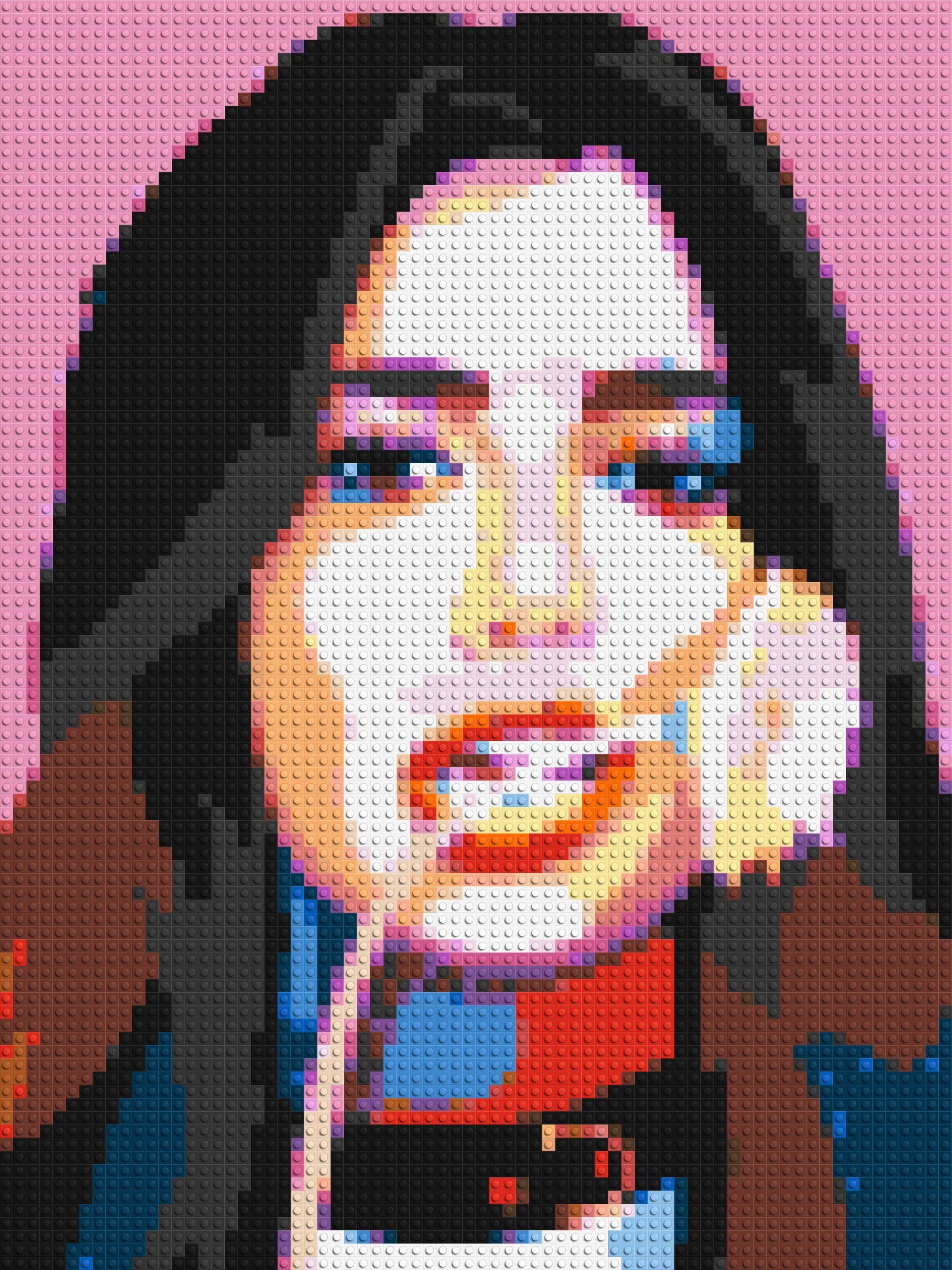 Dua Lipa #3 - Brick Art Mosaic Kit