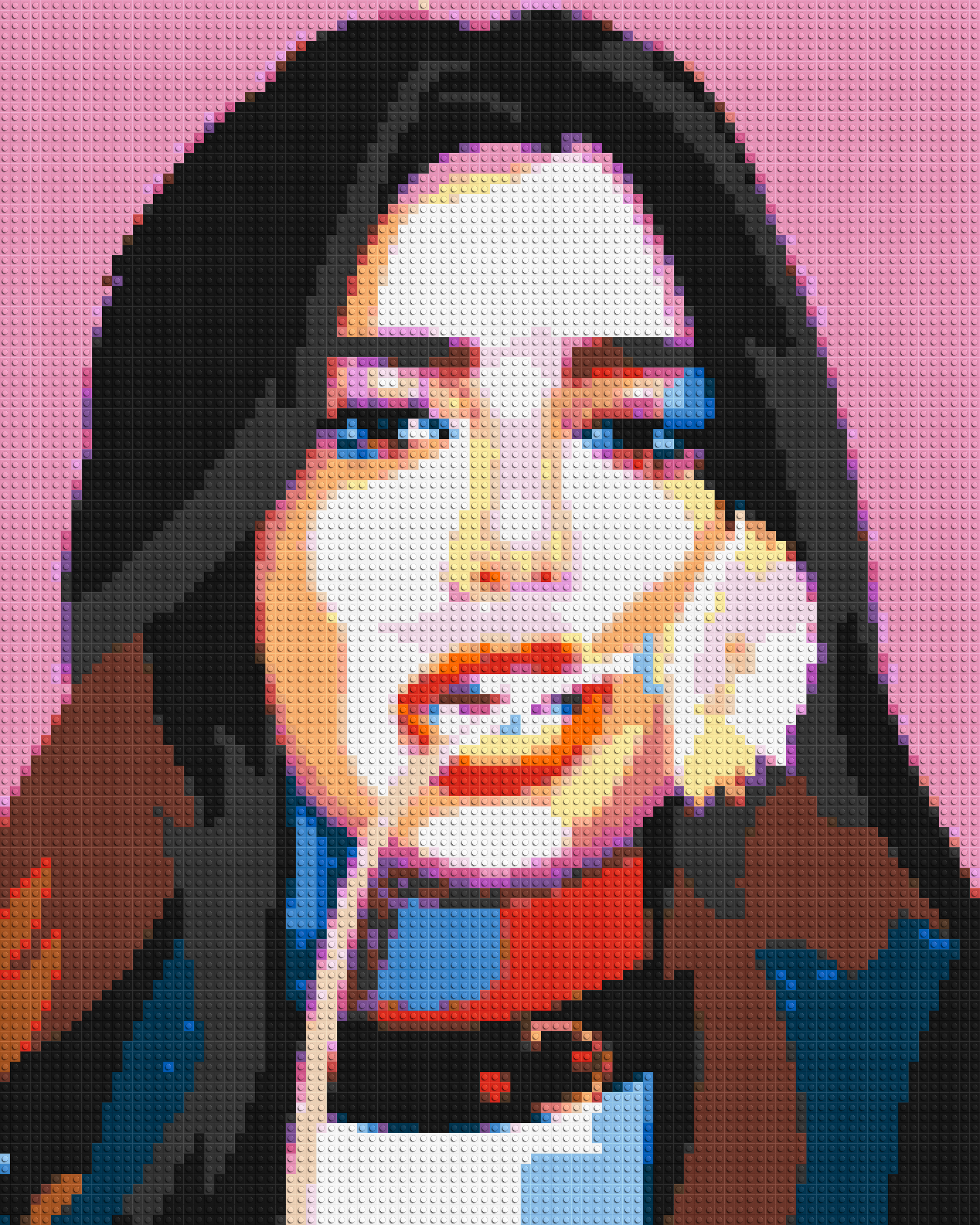 Dua Lipa #3 - Brick Art Mosaic Kit