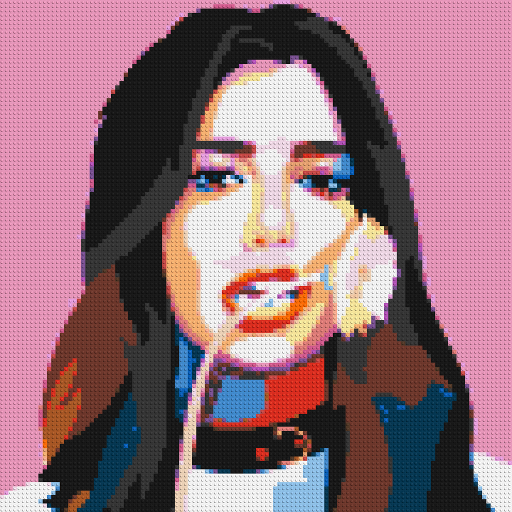 Dua Lipa #3 - Brick Art Mosaic Kit