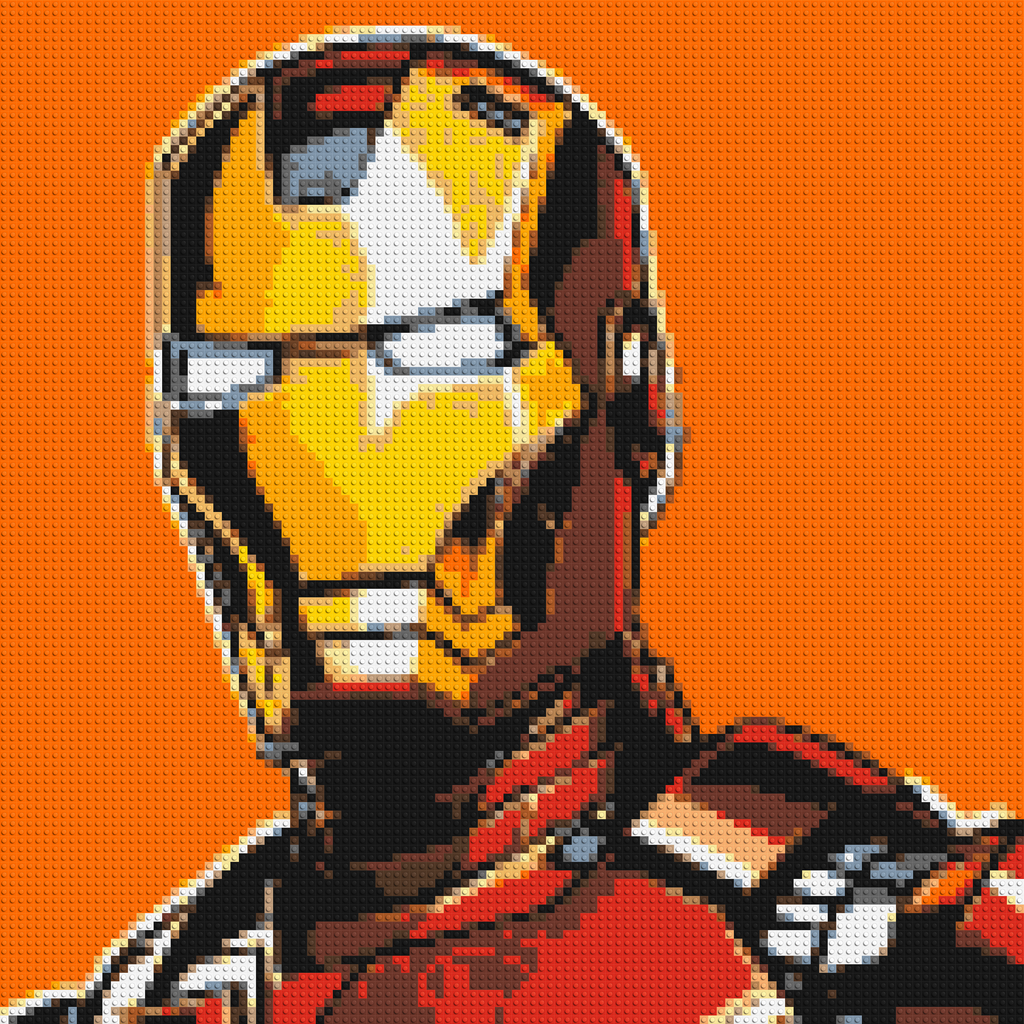 Iron Man - Brick Art Mosaic Kit