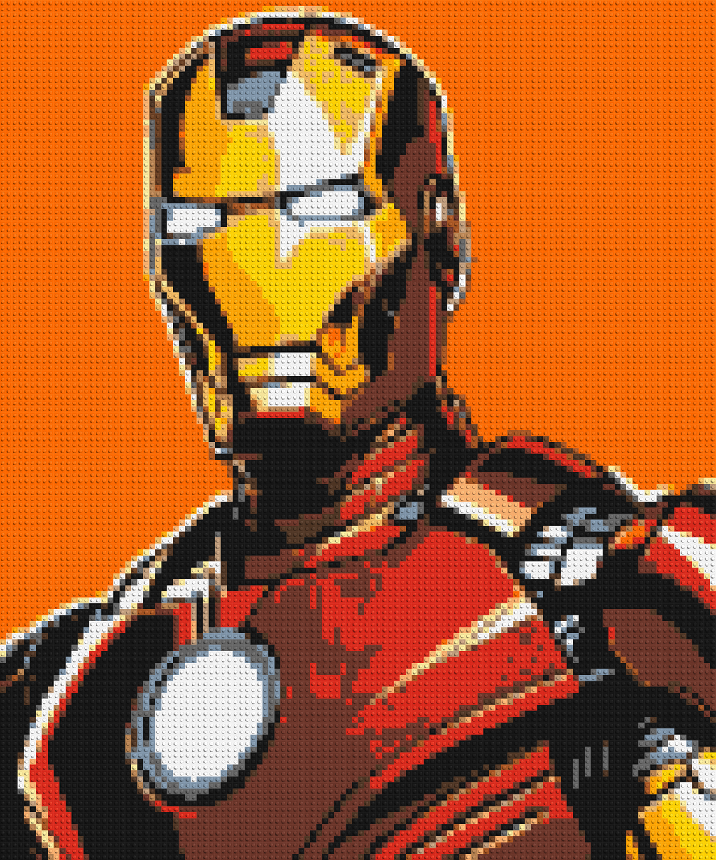 Iron Man - Brick Art Mosaic Kit