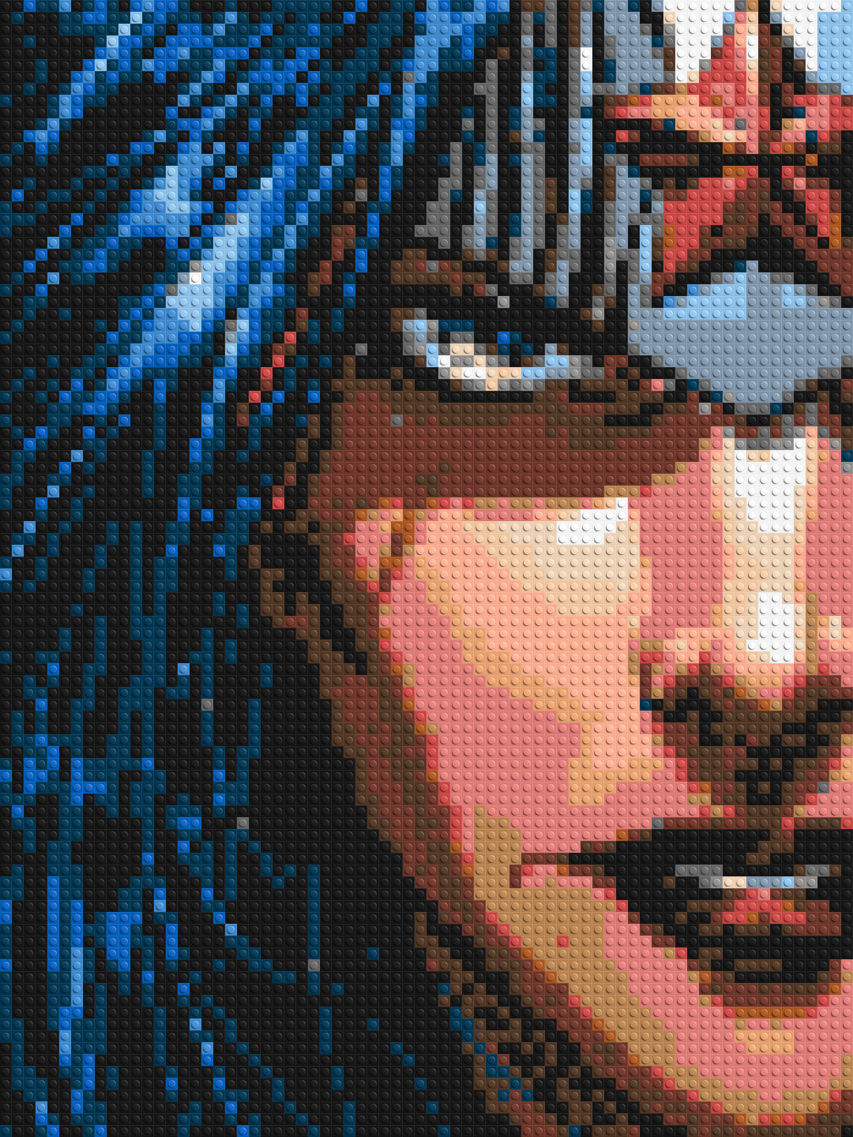 Wonder Woman - Brick Art Mosaic Kit