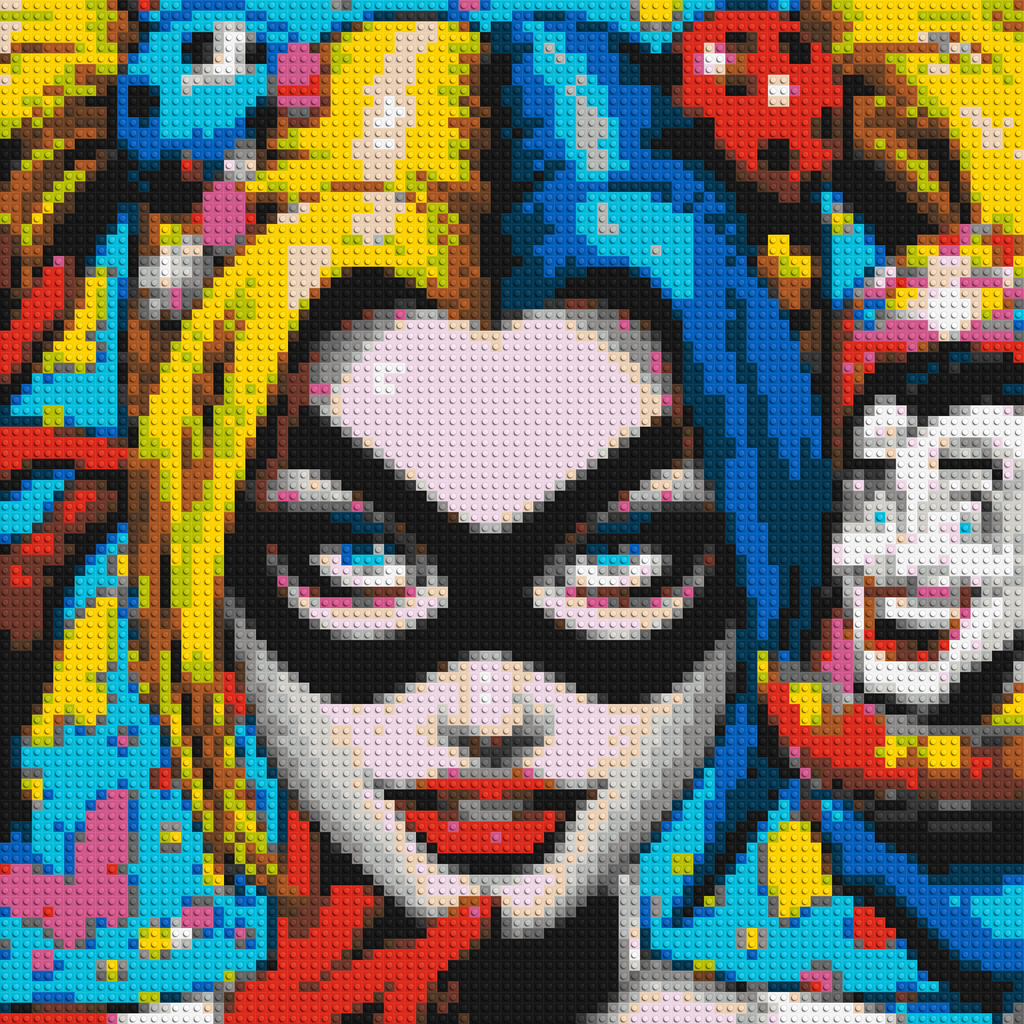 Harley Quinn - Brick Art Mosaic Kit