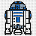 R2D2 - Brick Art Mosaic Kit