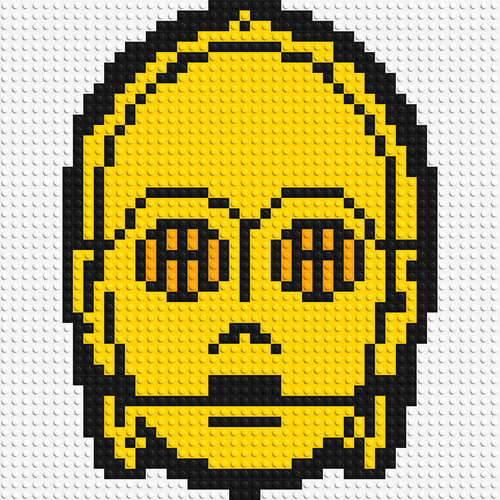 C3PO - Brick Art Mosaic Kit