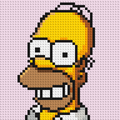 Homer Simpson - Brick Art Mosaic Kit