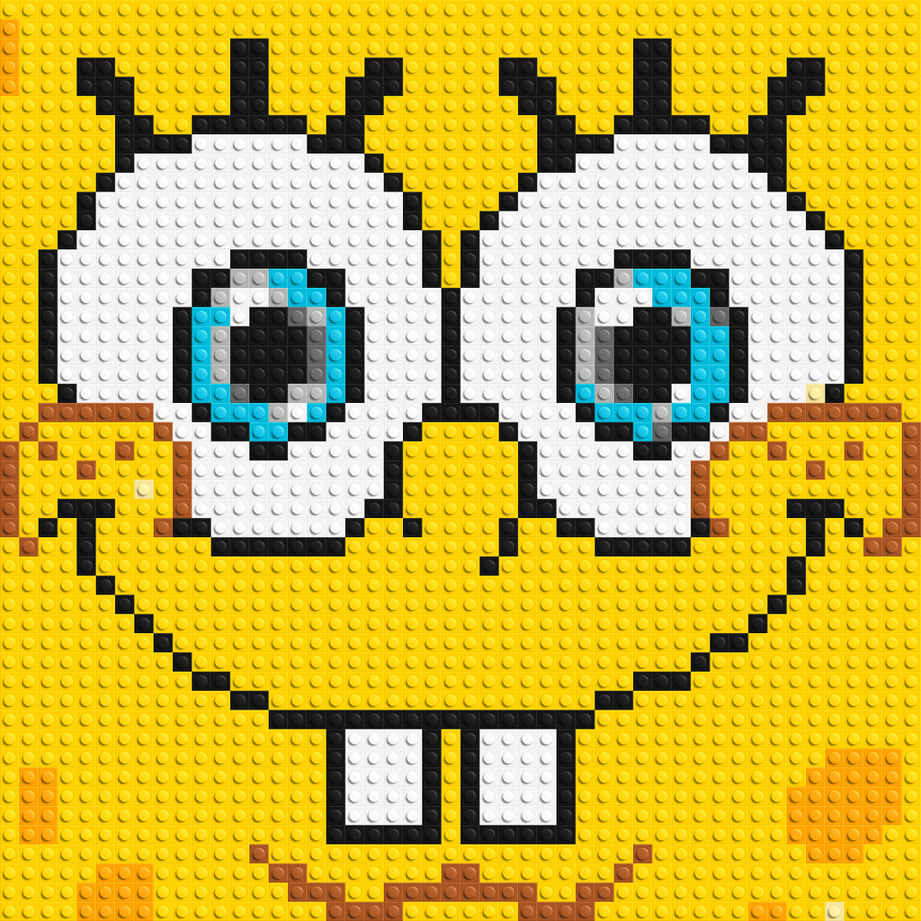Sponge Bob - Brick Art Mosaic Kit