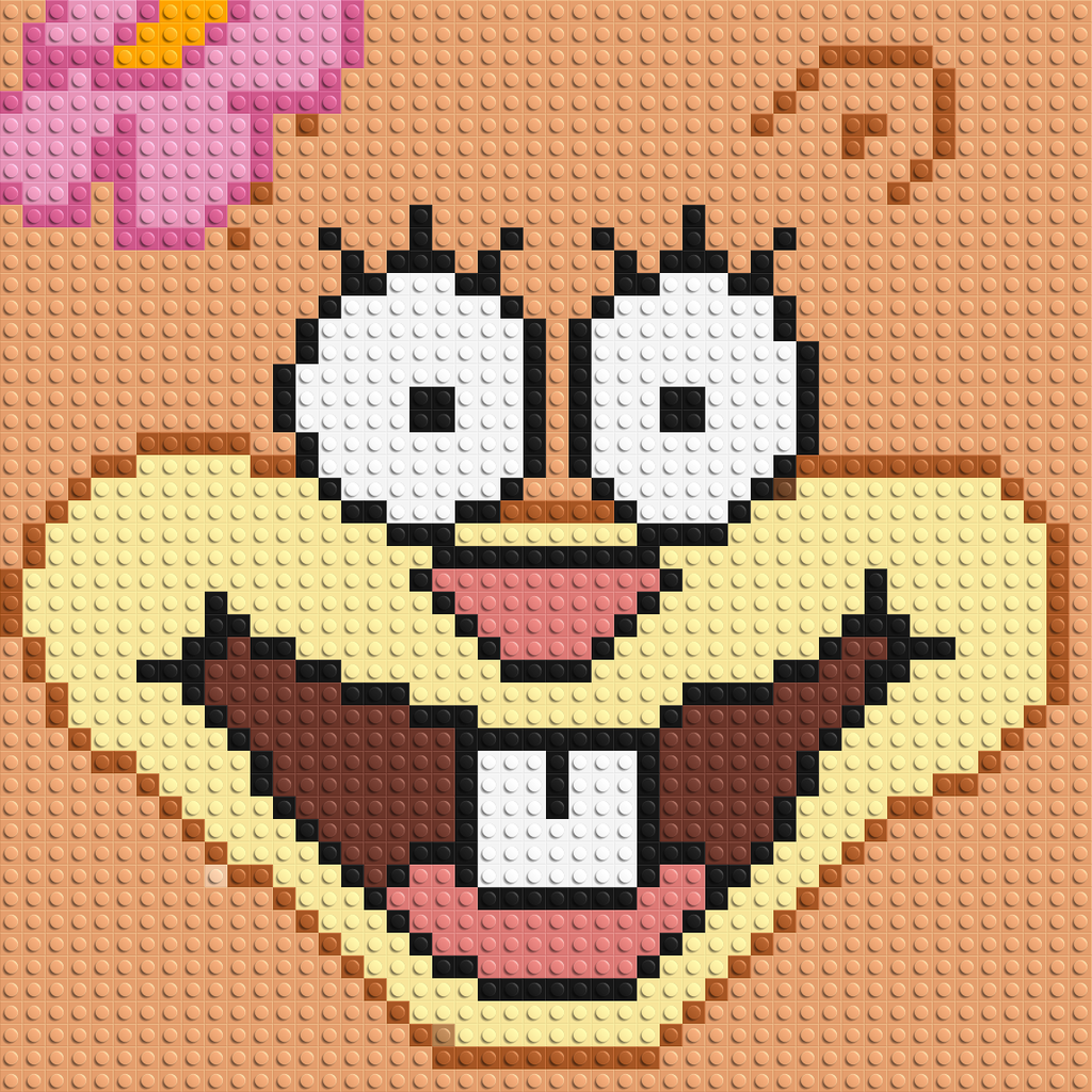 Sandy Cheeks - Brick Art Mosaic Kit