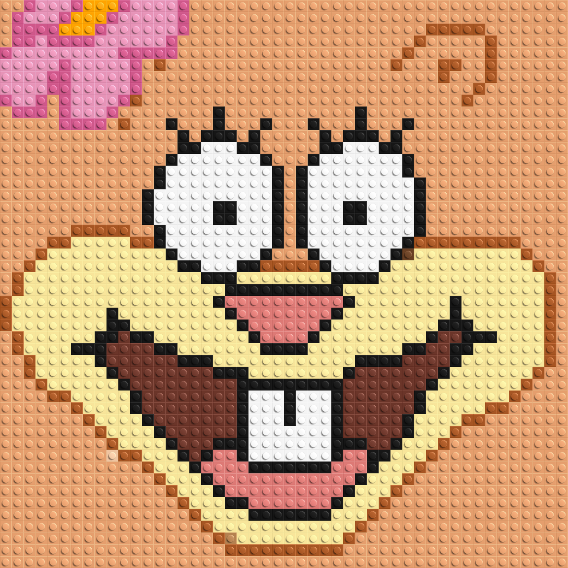 Sandy Cheeks - Brick Art Mosaic Kit