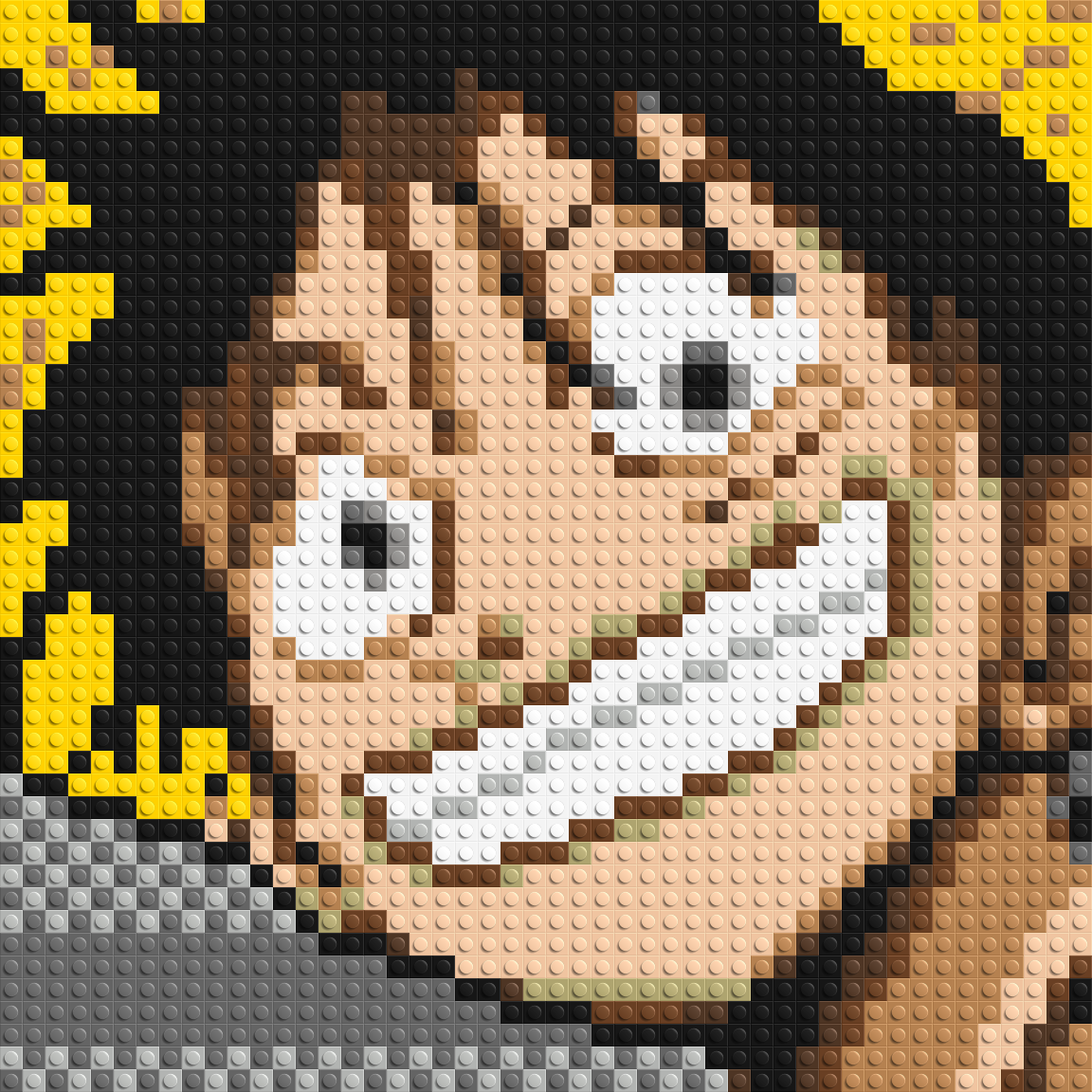Monkey D. Luffy #2 (One Piece) - Brick Art Mosaic Kit
