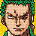Roronoa Zoro (One Piece) - Brick Art Mosaic Kit