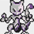 Mewtwo Pixel Art - Brick Art Mosaic Kit