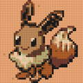 Eevee Pixel Art - Brick Art Mosaic Kit