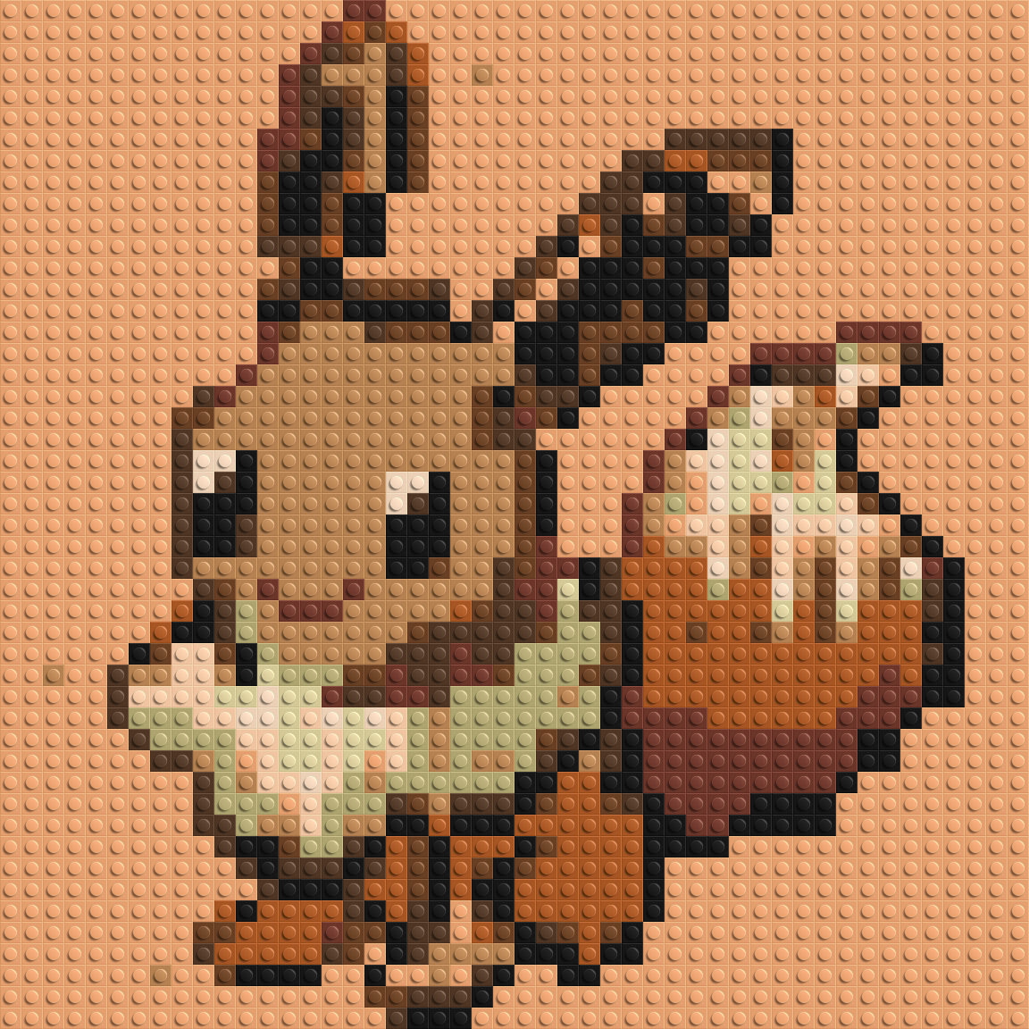 Eevee Pixel Art - Brick Art Mosaic Kit