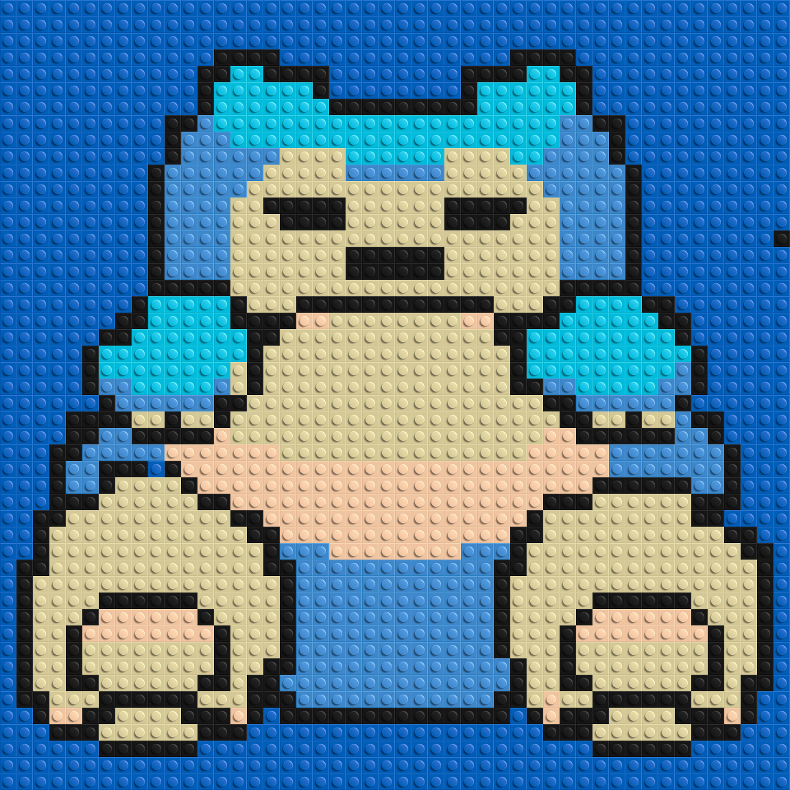Snorlax Pixel Art - Brick Art Mosaic Kit