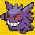 Gengar Pixel Art - Brick Art Mosaic Kit