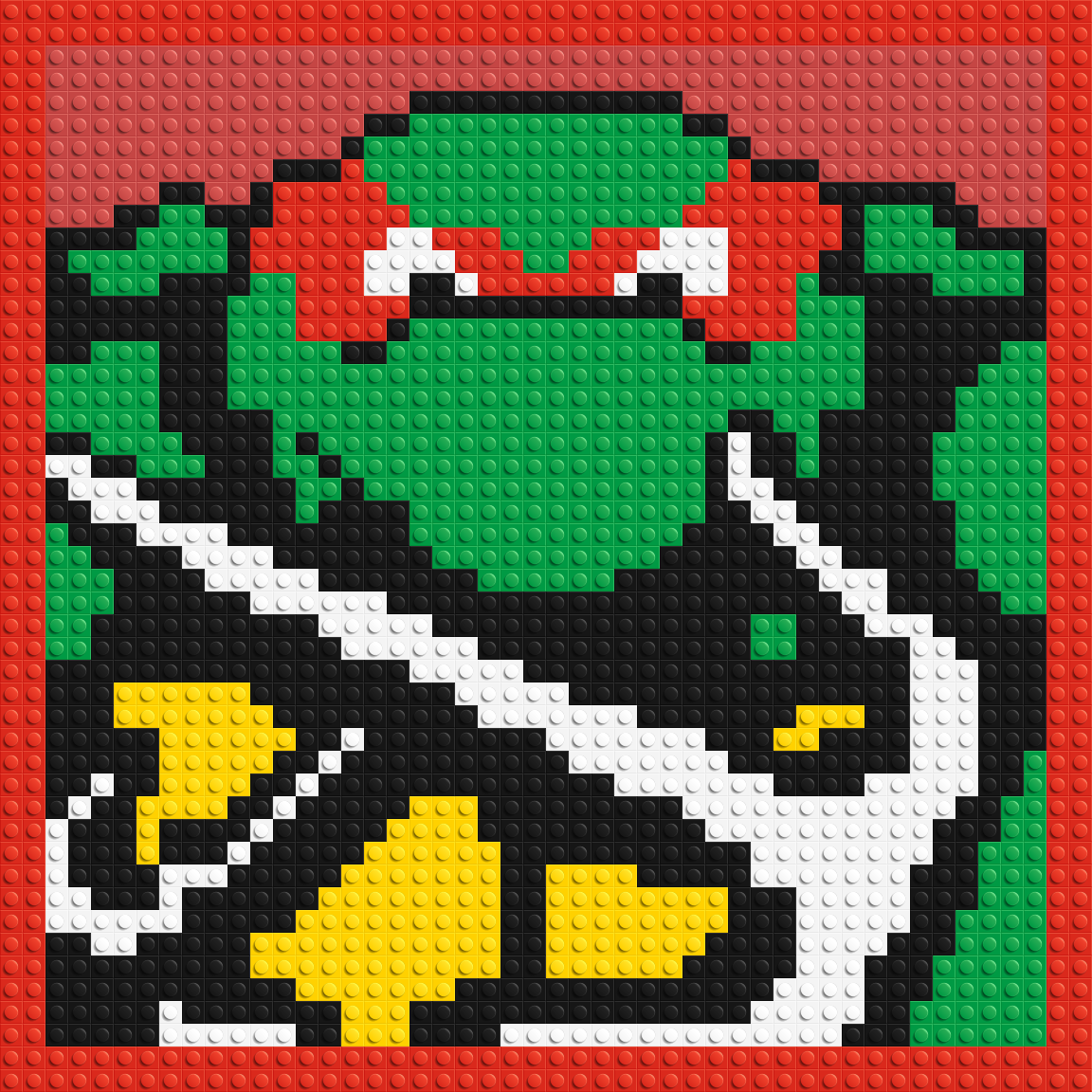 Raphael (TMNT)  - Brick Art Mosaic Kit