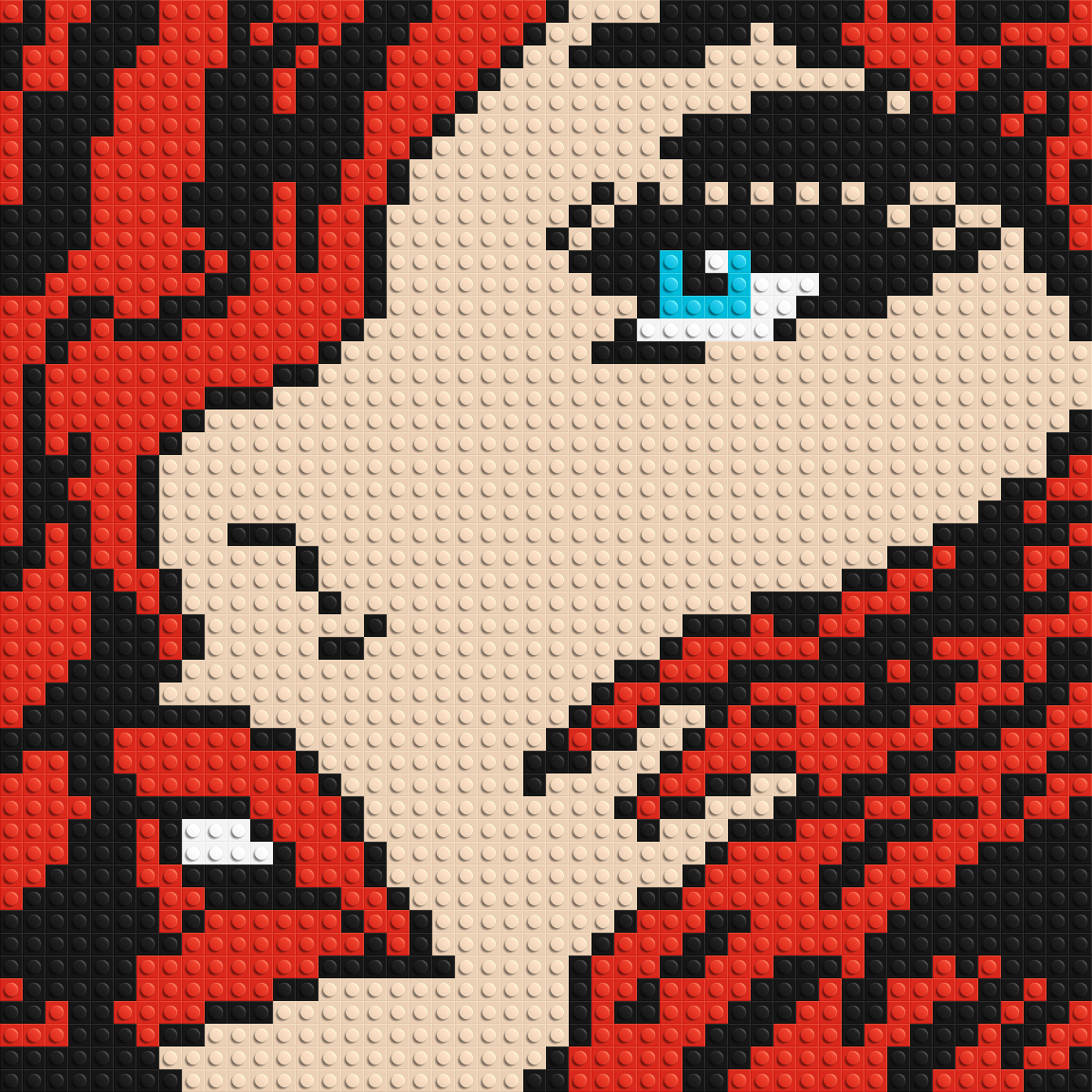 Pop Art Girl #1 - Brick Art Mosaic Kit