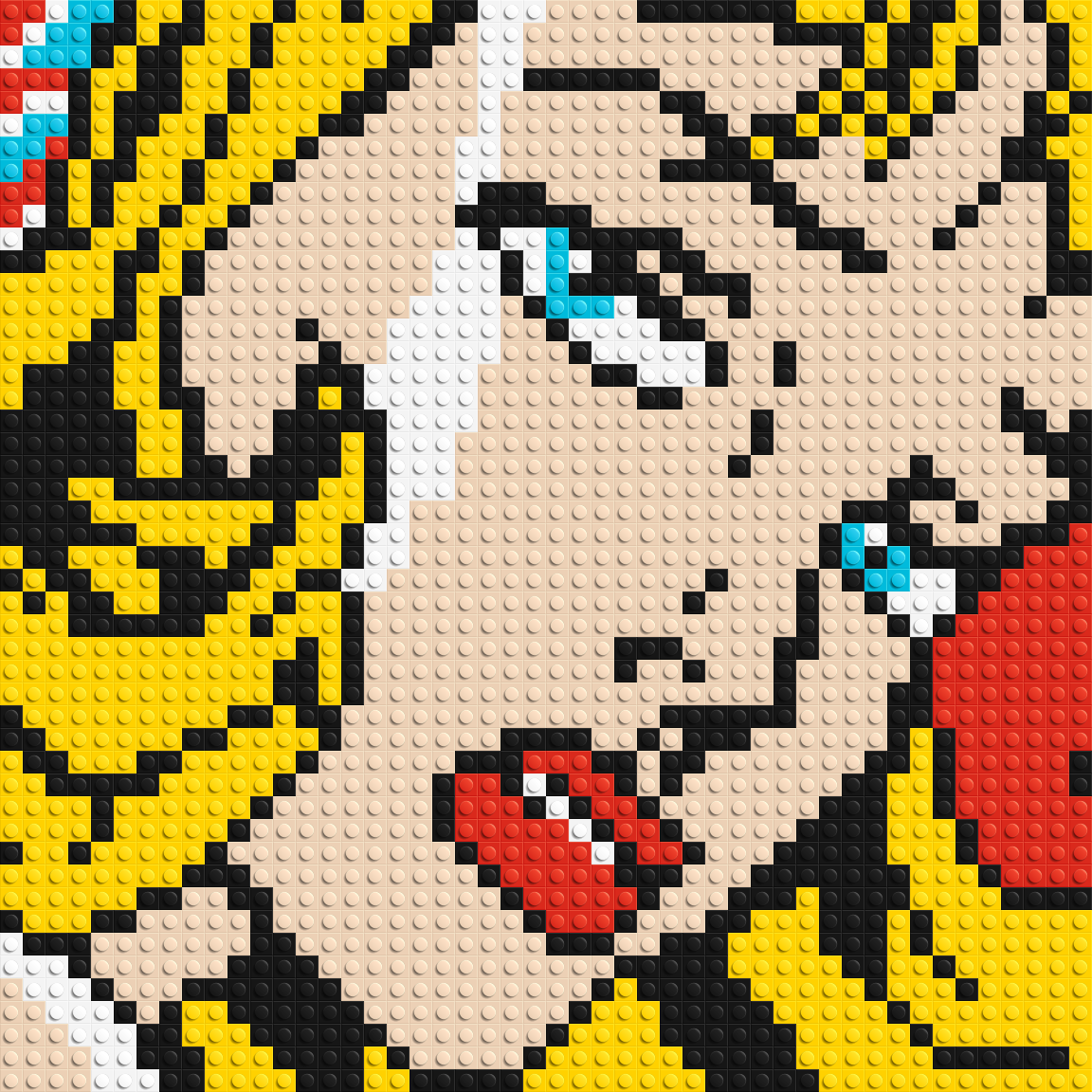 Pop Art Girl #3 - Brick Art Mosaic Kit