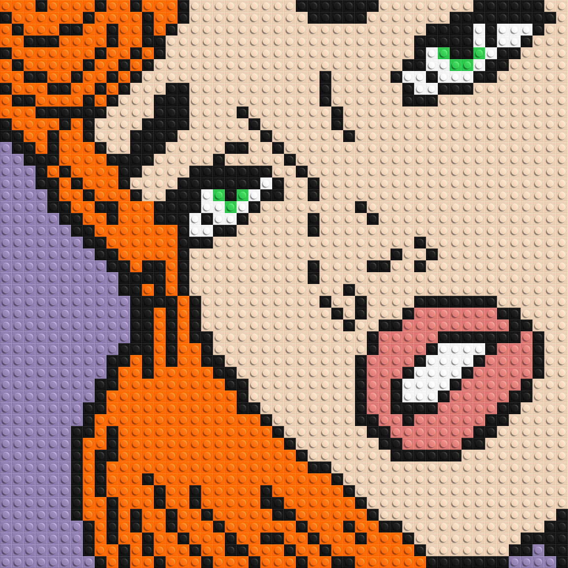 Pop Art Girl #4 - Brick Art Mosaic Kit