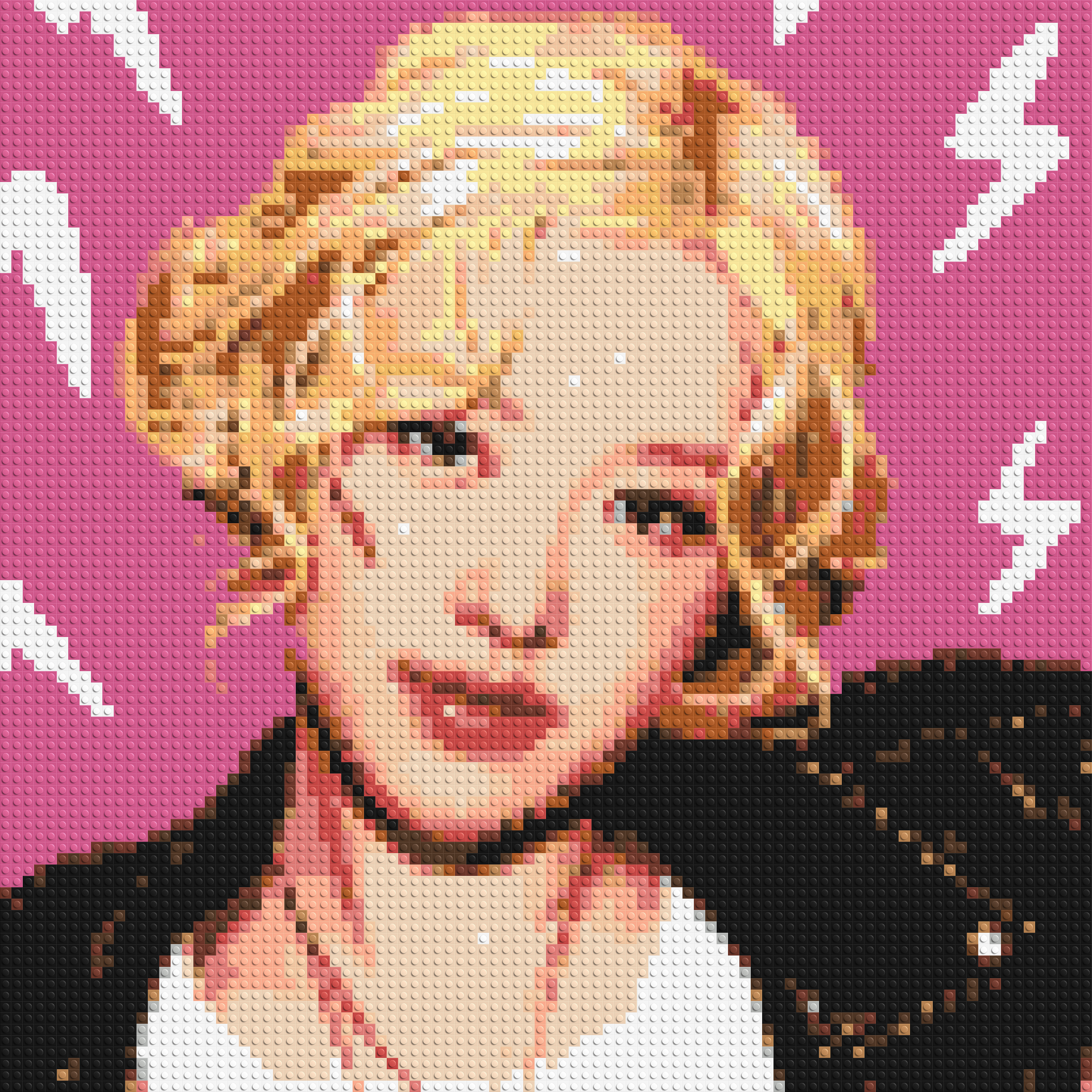 Ros¨¦ - Brick Art Mosaic Kit