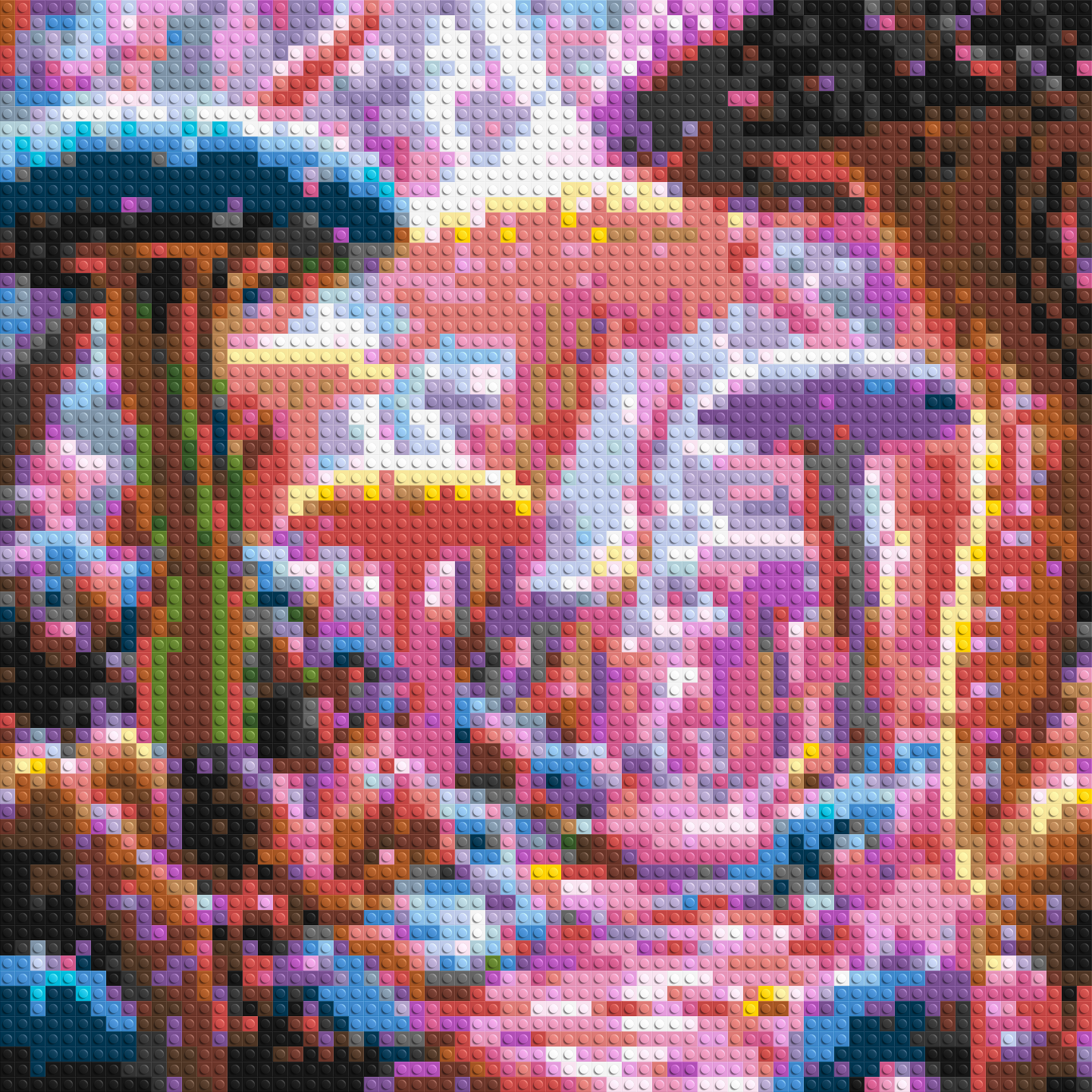 Mushroom Field - Brick Art Mosaic Kit