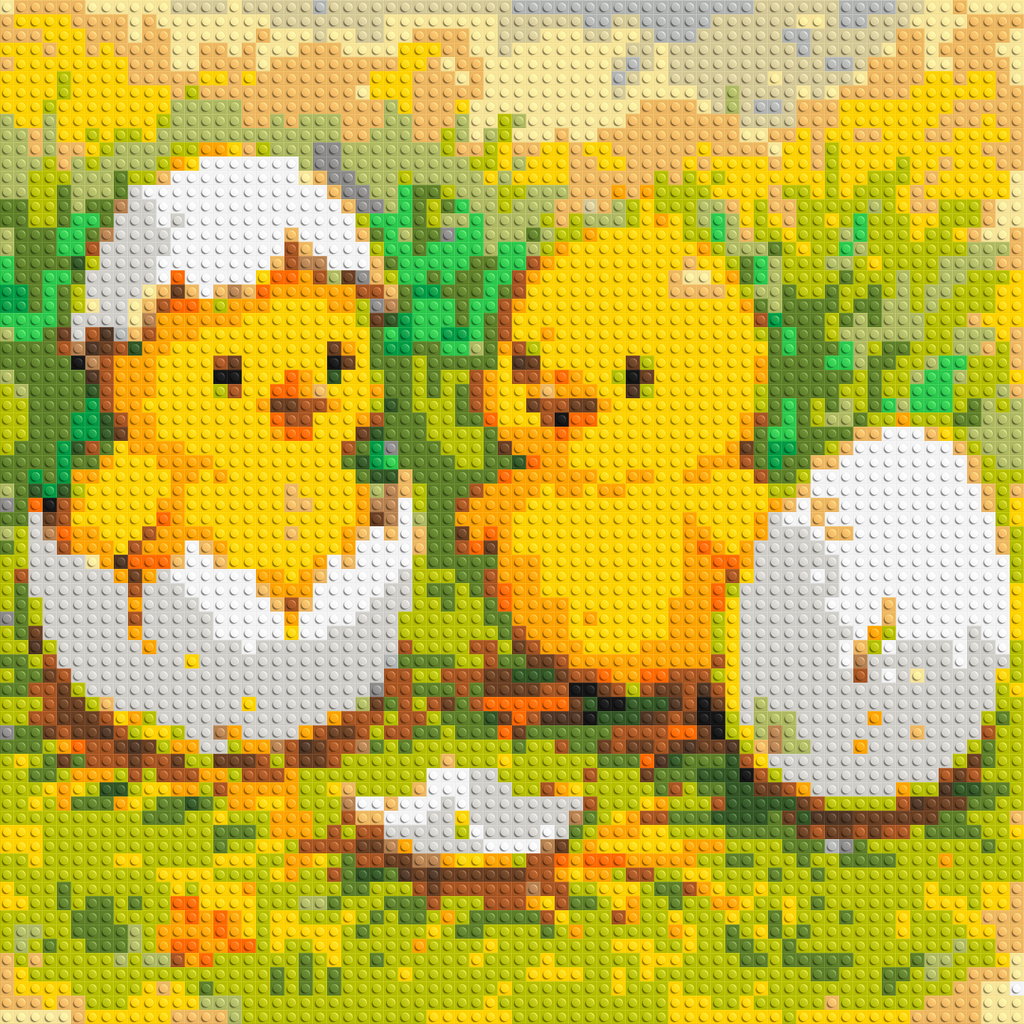 Hatching Chicks - Brick Art Mosaic Kit