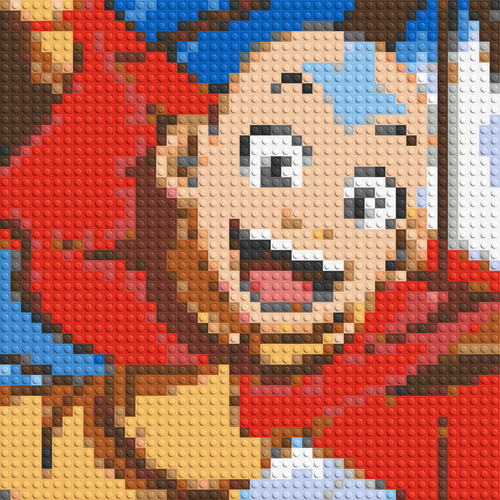 Avatar Aang - Brick Art Mosaic Kit