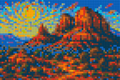 Sedona Red Rocks - Brick Art Mosaic Kit