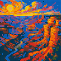 Colorful Grand Canyon - Brick Art Mosaic Kit