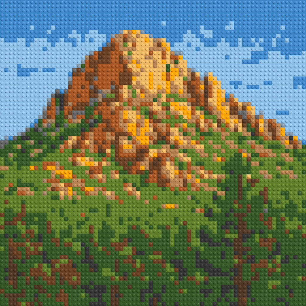Mountain Landscape - Brick Art Mosaic Kit