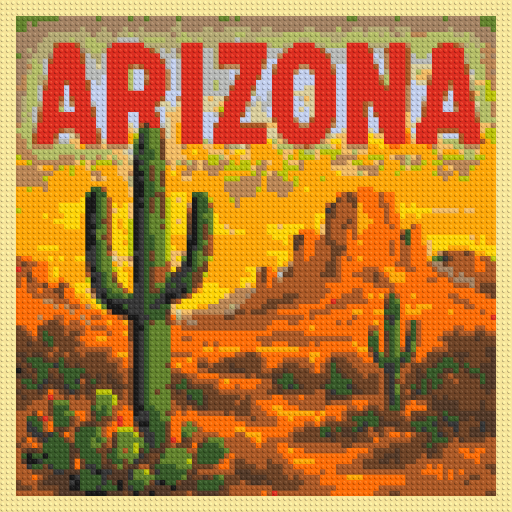 Arizona Landscape - Brick Art Mosaic Kit