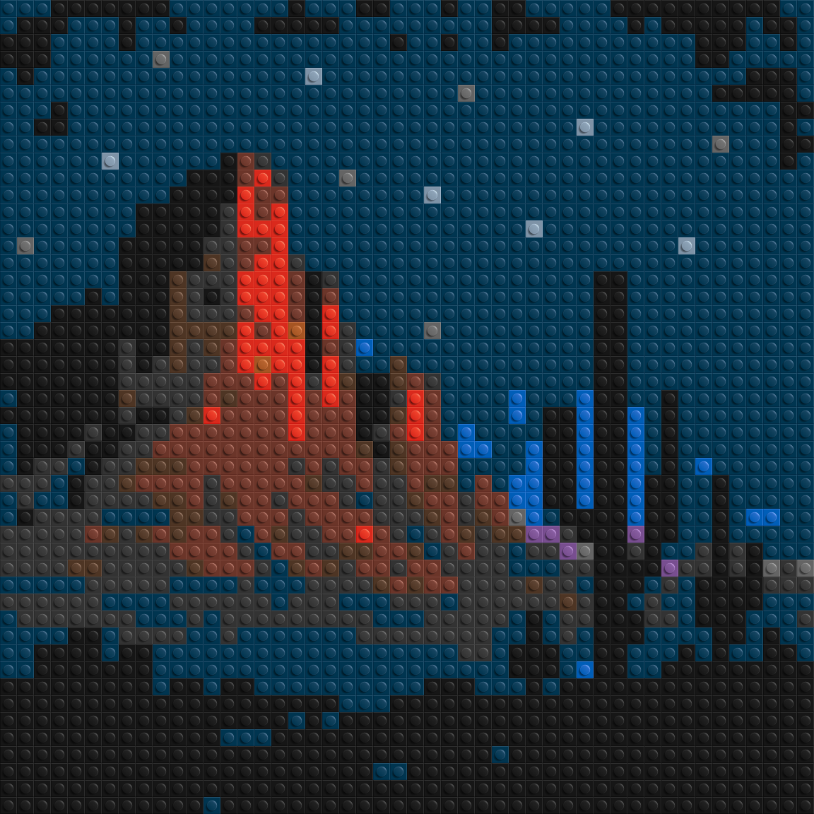 Desert Nightscape - Brick Art Mosaic Kit