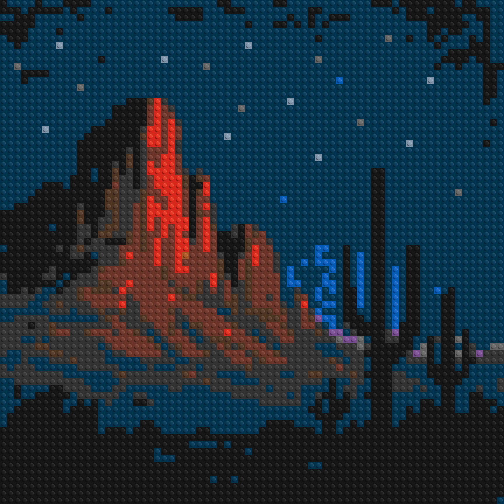 Desert Nightscape - Brick Art Mosaic Kit