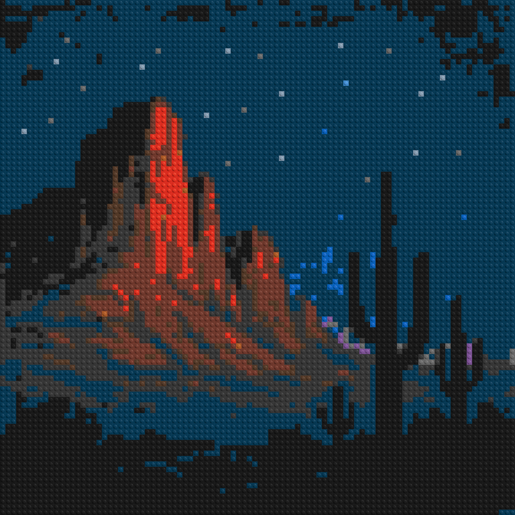 Desert Nightscape - Brick Art Mosaic Kit
