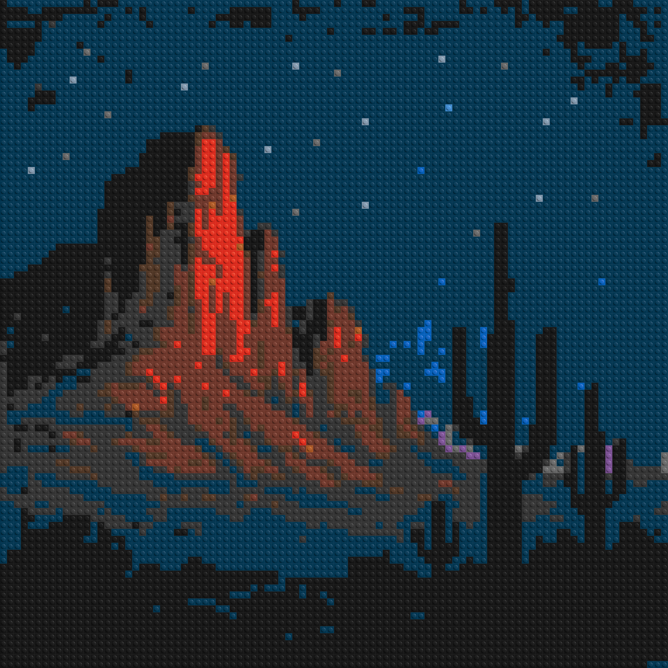 Desert Nightscape - Brick Art Mosaic Kit