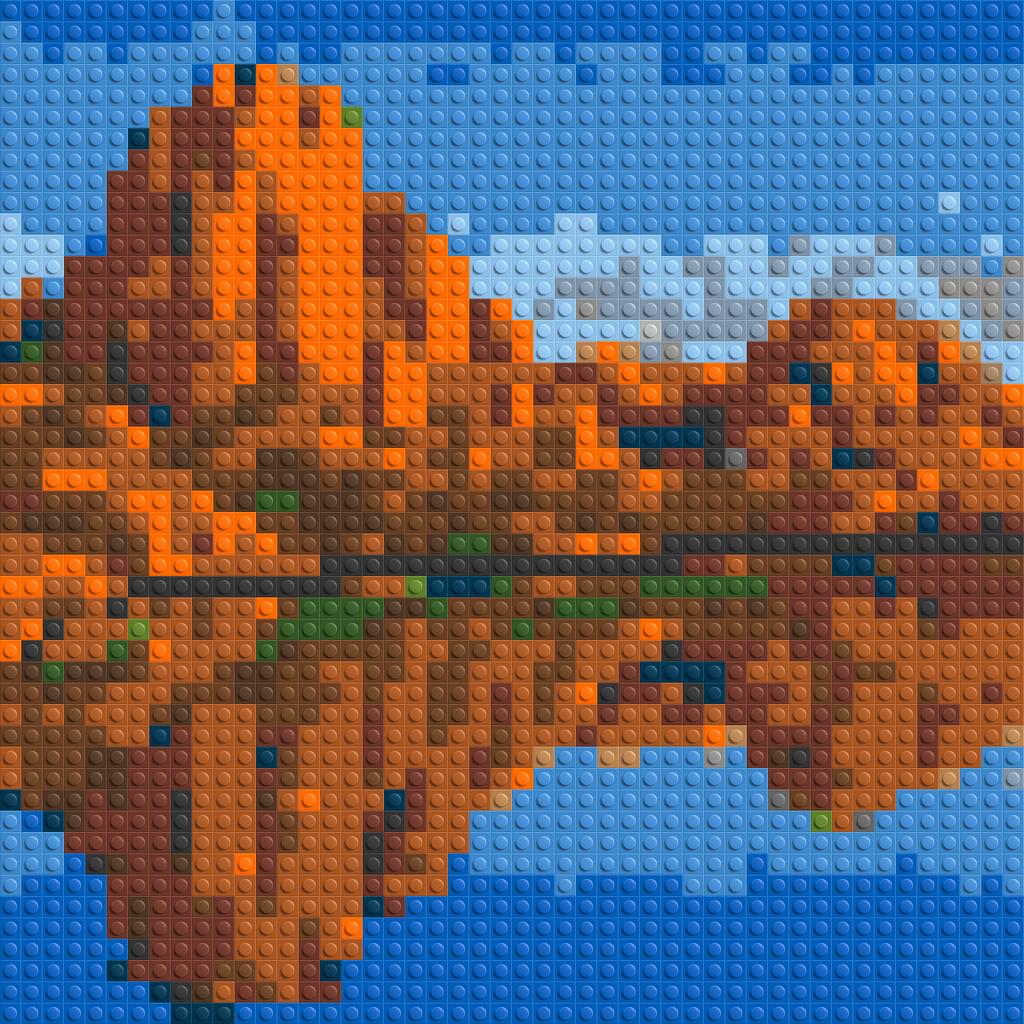 Arizona Landscape #2 - Brick Art Mosaic Kit