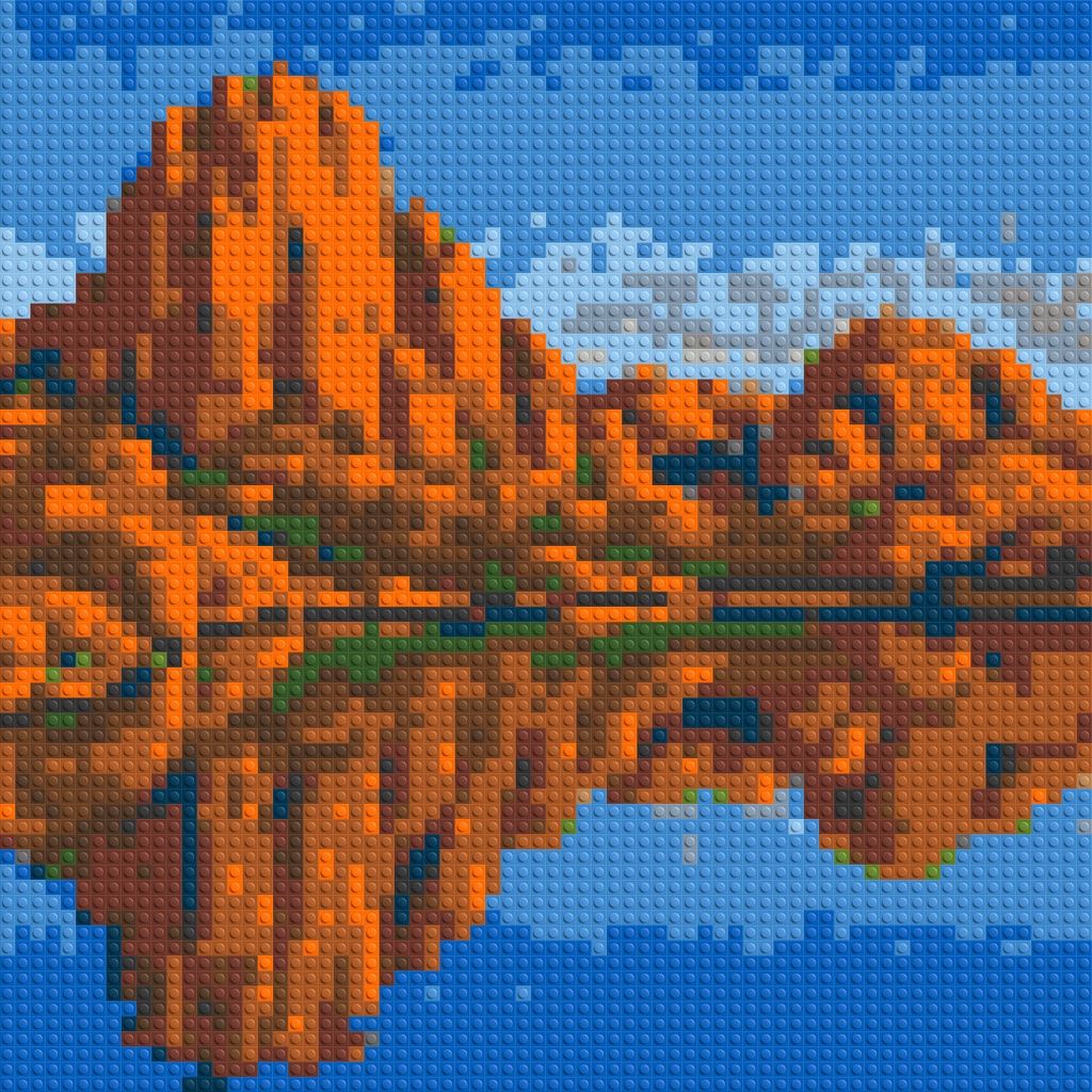Arizona Landscape #2 - Brick Art Mosaic Kit