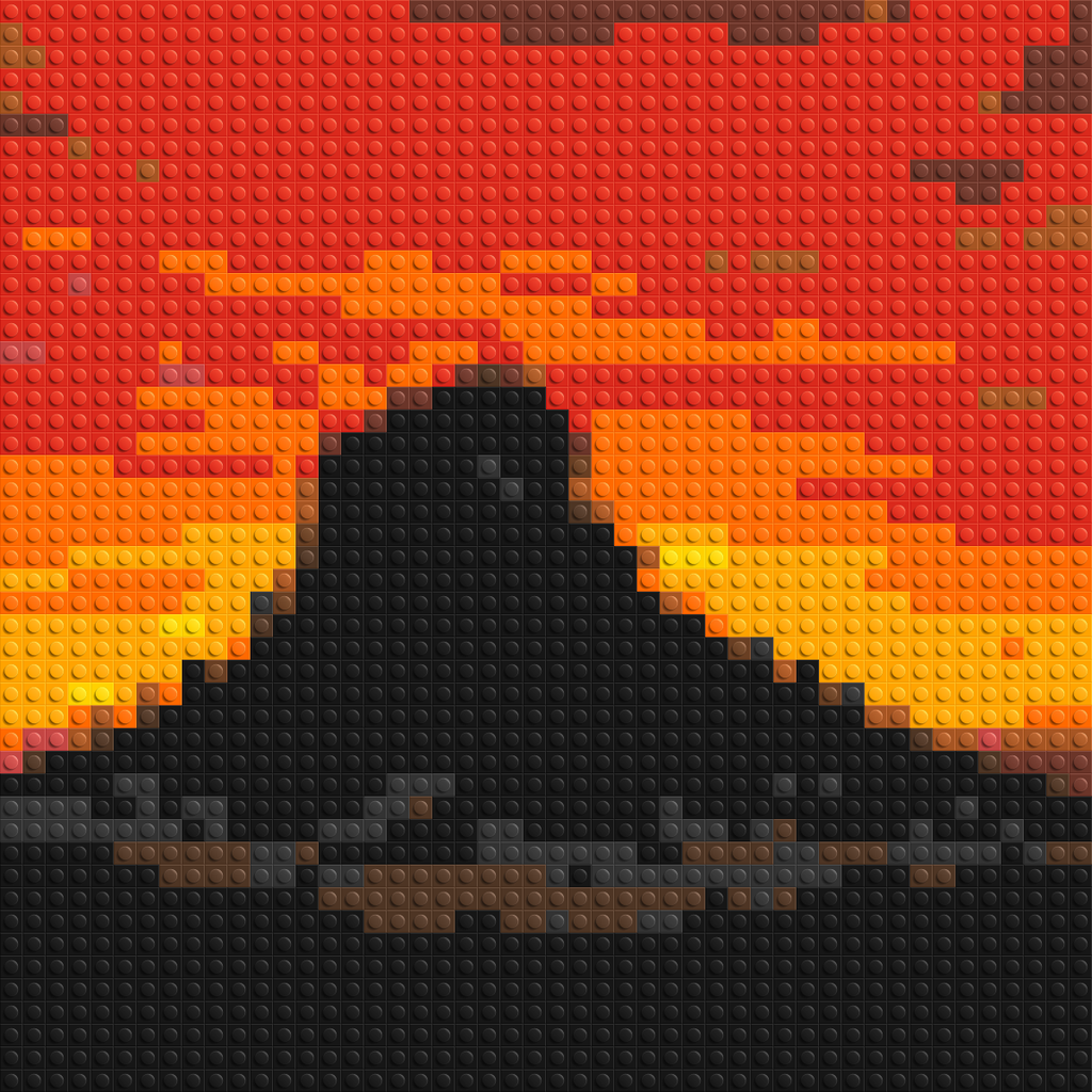 Arizona Landscape #3 - Brick Art Mosaic Kit