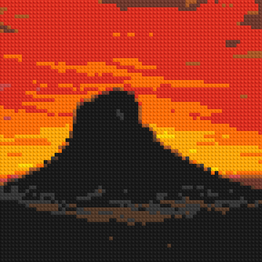 Arizona Landscape #3 - Brick Art Mosaic Kit