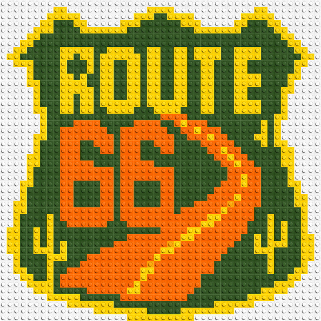 Route 66 Sign - Brick Art Mosaic Kit