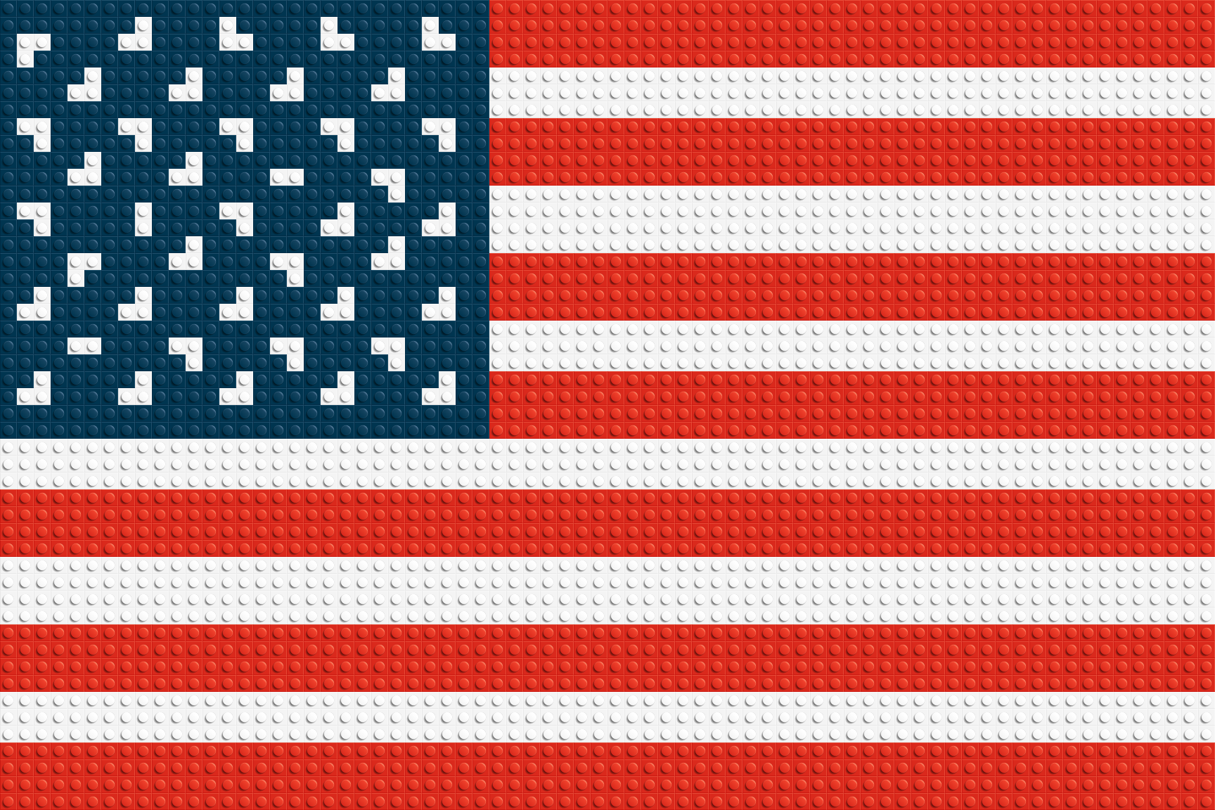 American Flag - Brick Art Mosaic Kit